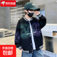 兒童裝男童外套春秋裝2026新款中大童棒球服男孩春季痞帥氣夾克潮 圖片色 150