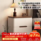 小匠材實(shí)木床頭柜臥室小型中古奶油風(fēng)輕奢斗柜床邊收納柜子免安裝新款