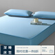 亞朵村的云A類(lèi)云母冰絲涼席三件套夏季可機洗母嬰級涼感席床笠 冰川藍 三件套 150cm*200cm