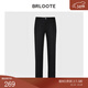 巴魯特（Brloote）男士黑色休閑褲微彈修身簡(jiǎn)約商務(wù)百搭長(cháng)褲秋冬 黑色 175/82A