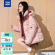 唐獅（TonLion）2025冬女立領(lǐng)帶帽一手長(cháng)款羽絨服