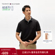 Tommy Hilfiger春夏男裝珠地網(wǎng)眼透氣商務(wù)休閑潮流多色短袖翻領(lǐng)T恤POLO衫 【經(jīng)典百搭】黑色BDS XS （推薦：100-120斤）