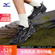 美津濃【HALO MIX TL】山系戶(hù)外緩震防潑水防滑徒步鞋寬楦男女休閑鞋 01/黑色/深鐵灰 43 (280mm)