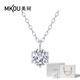 美珂MKOU經(jīng)典六爪鉆石吊墜女河南人工培育鉆石1克拉人造合成鉆石吊墜 30分 PT950鉑金/D色/VVS1/3EX切工【IGI+NGTC雙證書(shū)】