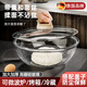 WCZ德國和面盆食品級玻璃碗家用烘焙玻璃盆發(fā)面盆活打蛋盆帶蓋碗大號 短把-無(wú)孔蓋【加厚耐熱400℃】  4500ml