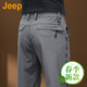 JEEP美國正品高端運動(dòng)直筒休閑褲男士春夏季彈力寬松登山戶(hù)外戰術(shù)褲子 深灰色 常規 【國際大牌】 33