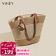 viney托特包包女包大容量輕奢手提編織草編包生日三八38女神節禮物