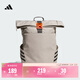 adidas大開(kāi)口設計大容量運動(dòng)雙肩背包男女阿迪達斯官方   學(xué)院銀灰   NS(均碼)