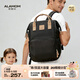 圣愛(ài)貝（Alamom）媽咪包雙層背奶包大容量外出輕便雙肩背時(shí)尚外出媽媽母嬰包奶爸包 【保溫冷藏電熱套裝】蘭德黑Plus
