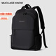 MUCILAGE KNOW新款牛津布雙肩包戶(hù)外休閑旅行包大容量電腦包時(shí)尚多功能學(xué)生書(shū)包 黑色【45cm*15cm*30cm】