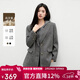 秋水伊人氣質(zhì)優(yōu)雅西裝領(lǐng)上衣2025年冬季新款寬松百搭通勤毛呢外套