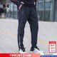 安德瑪（Under Armour）褲子男 26春季新款Storm防潑水面料梭織彈力跑步運動(dòng)褲休閑褲長(cháng)褲 【Storm防潑水面料】黑色/店長(cháng)推薦 L (175/84A)
