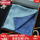 COYOJOR希遙家溫柔色非遺花蘿雙面純色真桑蠶絲絲巾冬季禮物新中式長(cháng)飄帶圍巾女 藍色