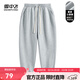 雪中飛休閑褲男秋季2025新款運動(dòng)韓版潮流小腳褲青少年時(shí)尚高級感長(cháng)褲子 麻灰 921F純色 2XL 185/88A推薦尺碼160-180