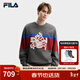 FILA馬上起飛斐樂(lè )情侶款新年紅色套頭衛衣2026春季新款寬松純棉上衣 甲馬花灰-LM M 170/92A/M