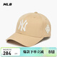 MLB帽子男女情侶棒球帽硬頂鴨舌帽秋冬運動(dòng)帽四季3ACP8501N-50BGS-F