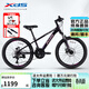 喜德盛（xds）青少年兒童自行車(chē)中國風(fēng)6-10歲鋁合金車(chē)架碟剎變速運動(dòng)學(xué)生山地車(chē) 22寸幻彩/鐳射銀