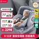 ledibaby樂(lè )蒂寶貝兒童安全座椅0-4-12歲汽車(chē)用嬰兒寶寶座椅智能通風(fēng)加熱 太空艙2Pro S [旗艦版月影灰]