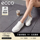 愛(ài)步（ECCO）舒適百搭厚底休閑板鞋 街頭球鞋女鞋272813 白色/灰白色36 HL
