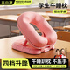 米小舒午睡枕中小學(xué)生教室午休趴睡神器兒童夏天可折疊午睡冰絲枕頭粉色