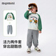 MQDMINI童裝男童套裝兒童套裝兩件套中小童運動(dòng)休閑衣服 美味擊掌
