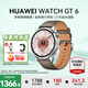 華為（HUAWEI）【國補15%】WATCH GT 6智能手表運動(dòng)玄璣感知系統血氧心率體溫呼吸監測藍牙通話(huà)防水男女情緒 46mm 冰川灰-復合素皮表帶【送皮表帶+貼膜】