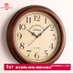 北邁高檔美式復古客廳掛鐘簡(jiǎn)約創(chuàng  )意家用時(shí)鐘表掛墻石英鐘圓形鐘表 【數字款】歐式掛鐘-大號