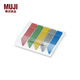 MUJI MUJI 帶箭頭便簽 薄膜型 便利貼辦公用 記事貼 NDF67A3A 5色/各20張 43*8