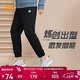 361°運動(dòng)褲男士春夏季休閑衛褲束腳跑步寬松針織長(cháng)褲子男652334707D-5