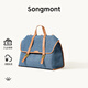 Songmont山下有松山行系列游歷公文包帆布牛仔雙肩包 小號 丹寧藍升級款