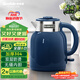 格來(lái)德（Grelide）電熱水壺304不銹鋼家用燒水壺熱水壺1.5L一體無(wú)縫雙層防燙電水壺開(kāi)水壺自動(dòng)斷電暖水壺D2315爵士藍