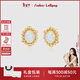 Amber Lollipop歐泊耳釘女士輕奢感耳環(huán)s925銀耳飾三八女神節生日禮物送女友老婆 金色