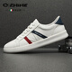 Q ZHIHE歐洲站男鞋2026新款高檔運動(dòng)鞋男牛皮時(shí)尚休閑鞋男百搭軟底板鞋 白色【頭層牛皮】 皮鞋碼 40 (250mm) 等于運動(dòng)鞋41碼