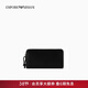 EMPORIO ARMANI/阿瑪尼官方旗艦【婦女節禮物】男女情侶牛皮革錢(qián)夾錢(qián)包卡包一體 80001-黑色