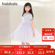 巴拉巴拉女童裙子兒童連衣裙2025夏裝愛(ài)莎網(wǎng)紗公主裙208225111041