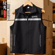 匯彩衫反光安全馬甲工作服定制印logo物流倉儲順豐快遞外賣(mài)員工裝背心男 【防水+兩側透氣網(wǎng)】黑色 M
