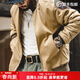 馬登工裝美式復古M1942坦克棉服外套男短款加厚棉衣男士立領(lǐng)棉襖上衣 卡其色 XL