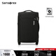 新秀麗（Samsonite）密碼行李箱輕便靜音拉桿箱耐用皮箱大容收納可登機旅行箱禮物KJ3 黑色 20英寸