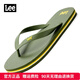 Lee拖鞋男2026夏季新款人字拖男士外穿防滑戶(hù)外休閑透氣沙灘涼拖鞋潮 橄欖綠（偏大/拍小一碼） 41