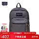 JANSPORT杰斯伯雙肩包女男復刻暮光學(xué)生電腦包旅行背包書(shū)包 4QVA7H6霧灰-側袋+隔層