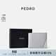 PEDRO牛皮多卡位純色男士短款錢(qián)包送男生禮物PM4-15940235 淺灰色 R