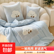 卡通抱枕被子兩用二合一兒童靠枕枕頭辦公室午睡毯折疊空調被四季 吉豆熊-luckybaby-云朵 親膚 大號