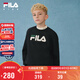 FILA【抗菌功能】斐樂(lè )兒童童裝2025年冬季男女童小童加絨衛衣