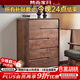 梵而五斗柜實(shí)木北美黑胡桃臥室床頭六斗櫥柜客廳置物收納儲物餐邊柜子 拾物五斗柜·落地款【獨板】