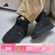 adidas ADIPUFF面包鞋保暖防滑耐磨柔軟中幫棉鞋阿迪達斯輕運動(dòng)   黑色/碳黑/皇家藍 (推薦選大半碼)   40.5
