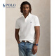 Polo Ralph Lauren 拉夫勞倫 男裝 經(jīng)典款定制修身版棉網(wǎng)格網(wǎng)球衫RL12673 100-白色 S