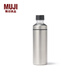 MUJI不銹鋼 可裝碳酸飲料 保冷水杯 保溫杯子大容量 銀白色 700ml