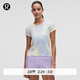 lululemon丨Swiftly Tech 女士短袖 T 恤 2.0 Race *Wash LW3HU9S 幻彩水洗薰衣草霜紫混色 S /6