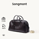 Songmont山下有松循跡保齡球旅行包大容量斜挎電腦包【生日禮物】 保齡球旅行包 黑檀色 超大號