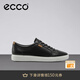 愛(ài)步（ECCO）板鞋女 時(shí)尚潮流百搭簡(jiǎn)約經(jīng)典平底鞋日常休閑板鞋女 柔酷430003 黑色43000301001 39 （偏小，建議選大一碼）